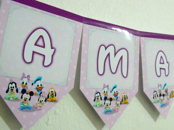 Bandeirola baby disney m1