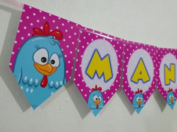 Bandeirola Da Galinha Pintadinha M3