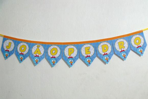 Bandeirola da Galinha Pintadinha M1