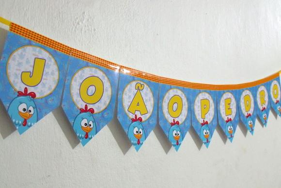 Bandeirola da Galinha Pintadinha M1
