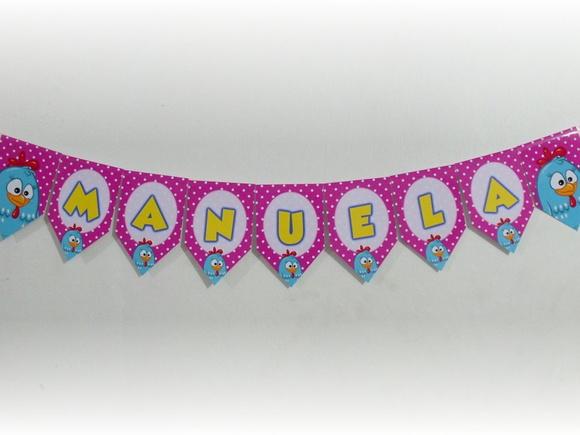Bandeirola Da Galinha Pintadinha M3