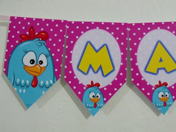 Bandeirola Da Galinha Pintadinha M3