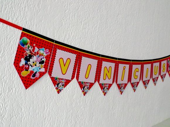 Bandeirola festa Mickey M2