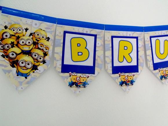 Bandeirola festa minions m1