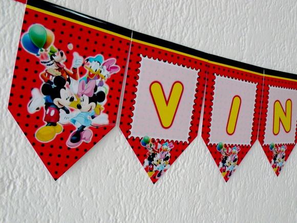 Bandeirola festa Mickey M2