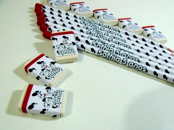 Kit Lápis E Borracha Dálmatas M1
