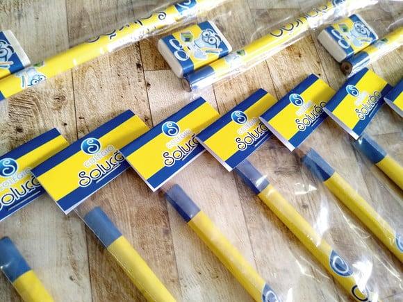 Kit Lápis e Borracha para Escolas M4