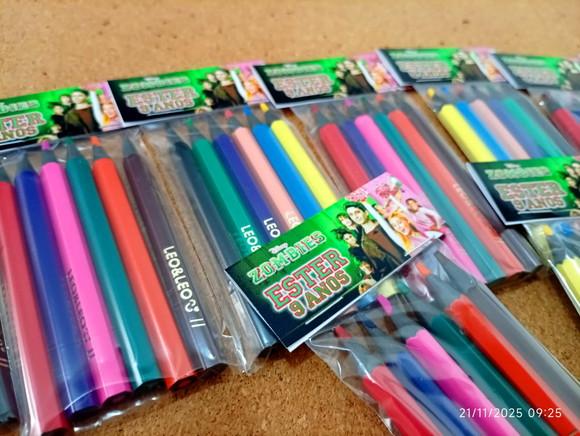 Lembrança de Evento Mini Lápis de Cor - 5