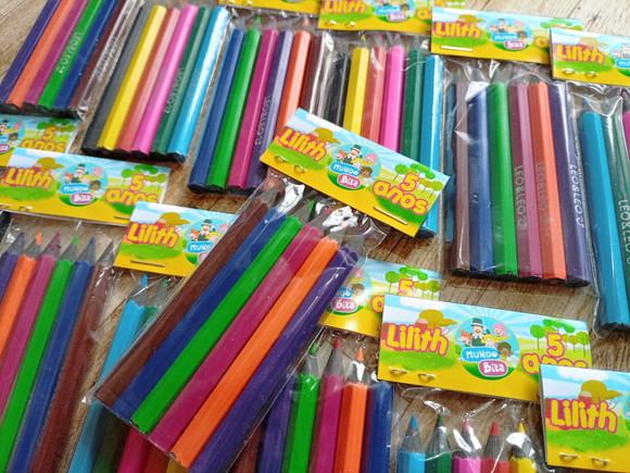 Lembrança de Evento Mini Lápis de Cor - 7
