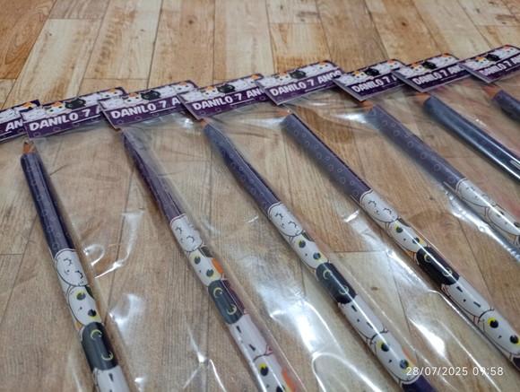 Lembrança de Festa Kit Escolar Gatinhos Gato Gatos