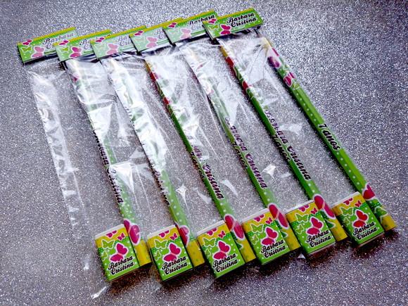 Lembrança de Festa Kit Escolar Jardim Borboleta