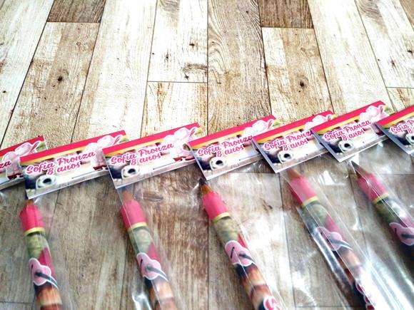Lembrança Kit Lápis e Borracha Inspirado na Ana Castela