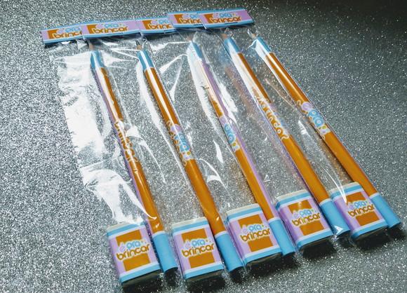 Lembrança Kit Lápis e Borracha para Escolas