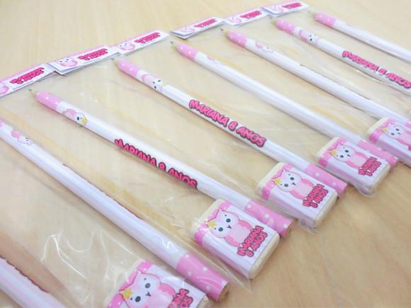 Lembrancinha de Aniversário Kit Escolar Corujinha 1