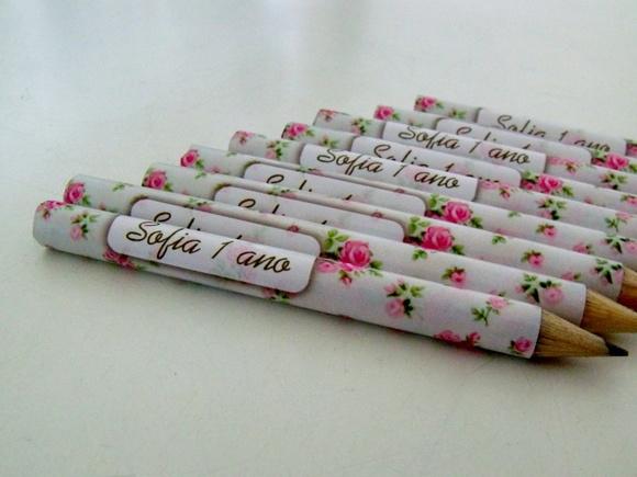 Mini Lápis Flôr