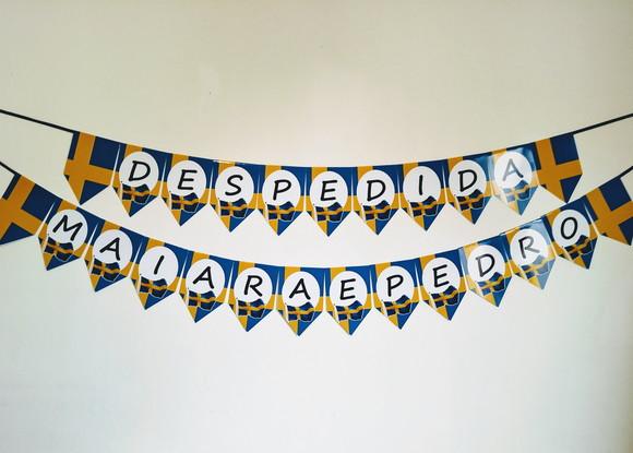 Bandeirolas Bandeira da Suécia