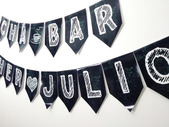Bandeirolas tema Chá Bar M1