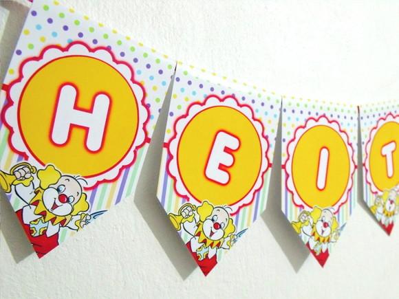 Bandeirolas tema Circo M1