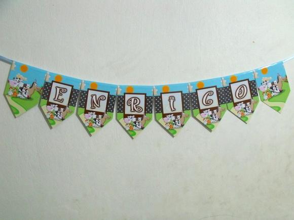 Bandeirolas festa Fazendinha