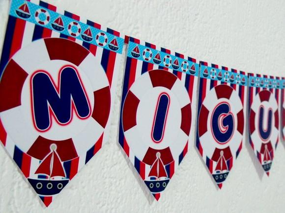Bandeirolas tema Marinheiro M1