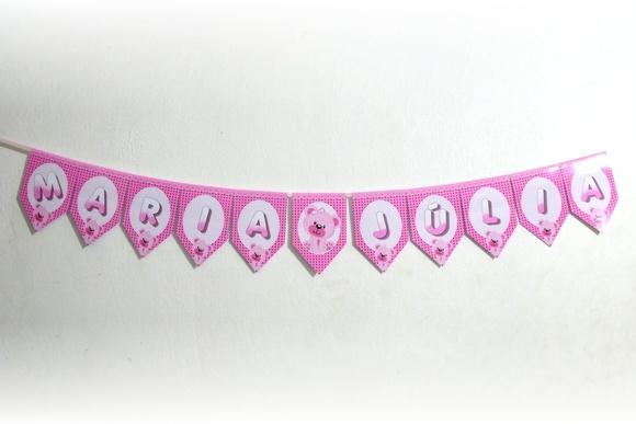 Bandeirolas tema Ursa Rosa M1