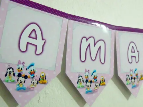 Bandeirola baby disney m1