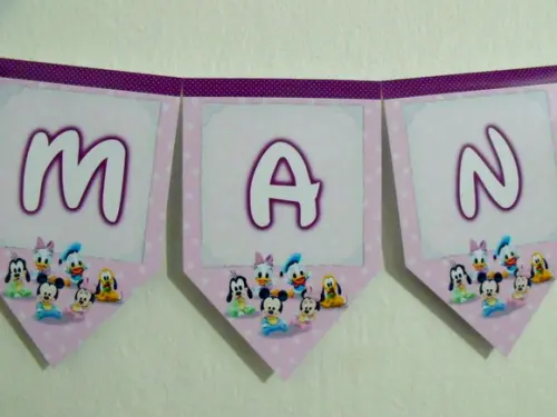 Bandeirola baby disney m1