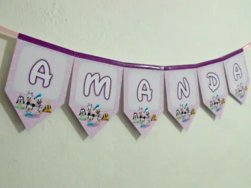 Bandeirola baby disney m1