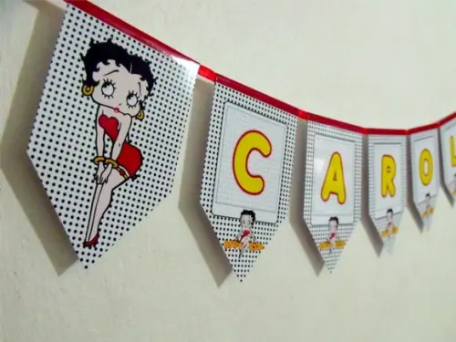 Bandeirola da Betty Boop
