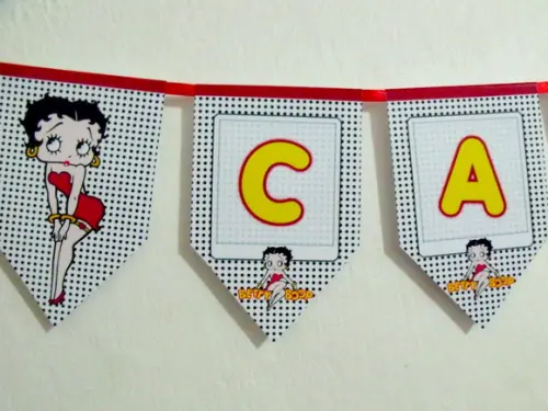 Bandeirola da Betty Boop