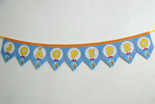 Bandeirola da Galinha Pintadinha M1