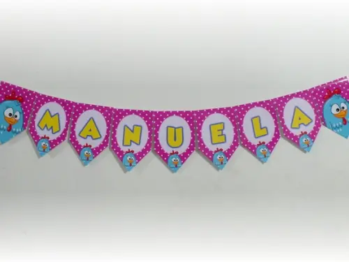 Bandeirola Da Galinha Pintadinha M3