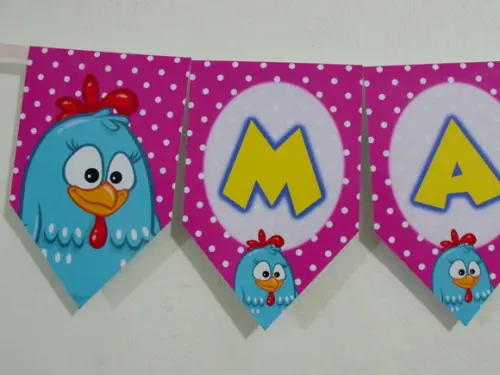 Bandeirola Da Galinha Pintadinha M3