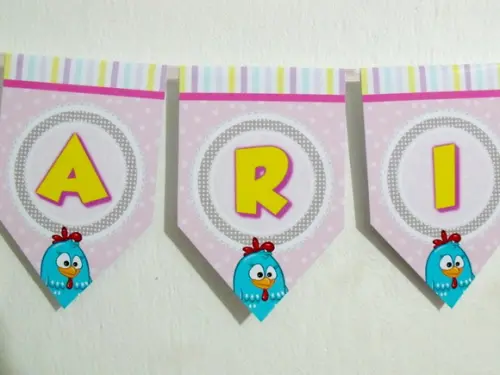 Bandeirola Da Galinha Pintadinha M5
