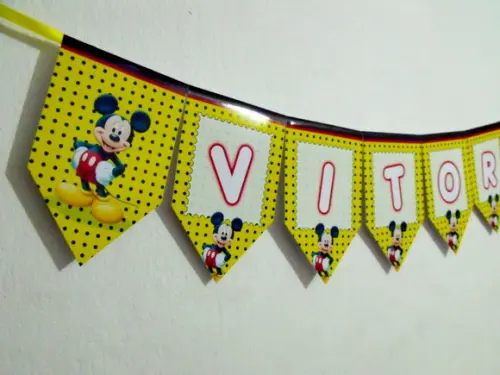 Bandeirola festa Mickey M1