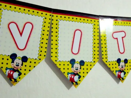 Bandeirola festa Mickey M1