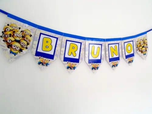 Bandeirola festa minions m1