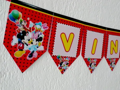 Bandeirola festa Mickey M2