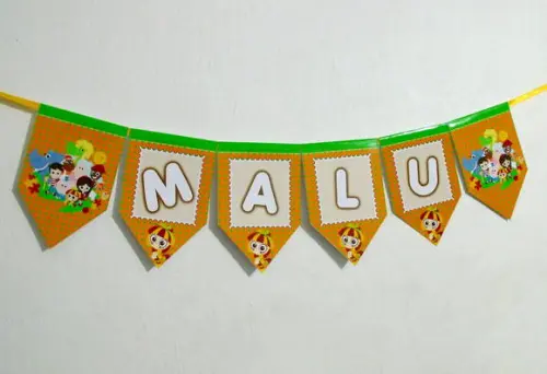 Bandeirola tema Sítio do pica pau amarelo