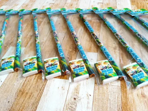 Lembrança de Aniversário Kit Escolar Dinossauros M2