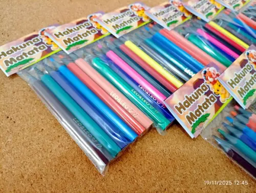 Lembrança de Evento Mini Lápis de Cor - 4