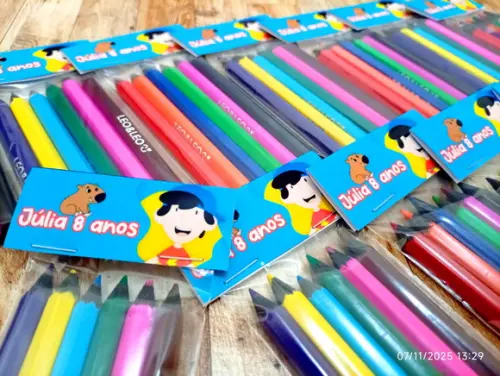 Lembrança de Evento Mini Lápis de Cor - 2