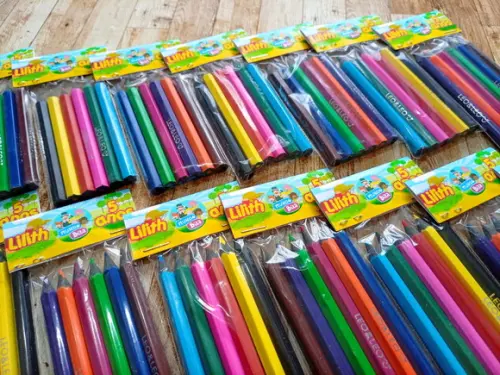 Lembrança de Evento Mini Lápis de Cor - 7