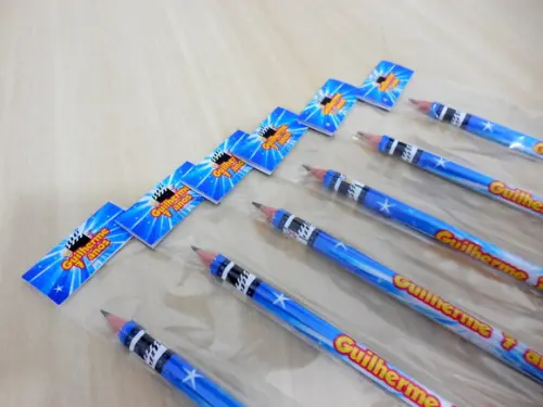 Lembrança de Festa Kit Lápis e Borracha Cinema