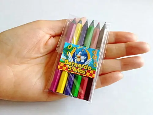 Lembrança de Festa Mini Lápis de Cor Video Game 3