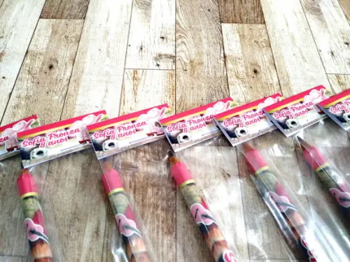 Lembrança Kit Lápis e Borracha Inspirado na Ana Castela
