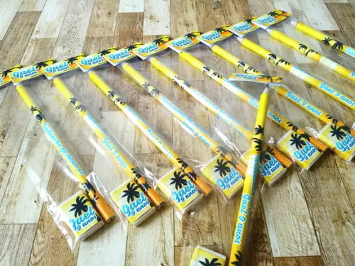 Lembrança Kit Lápis e Borracha Tardezinha