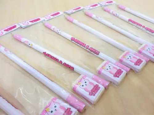 Lembrancinha de Aniversário Kit Escolar Corujinha 1