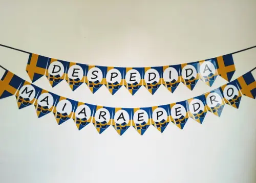 Bandeirolas Bandeira da Suécia