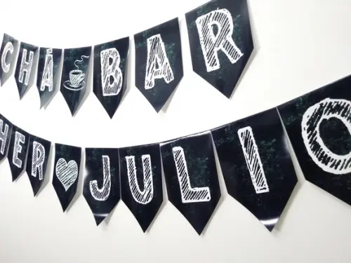 Bandeirolas tema Chá Bar M1